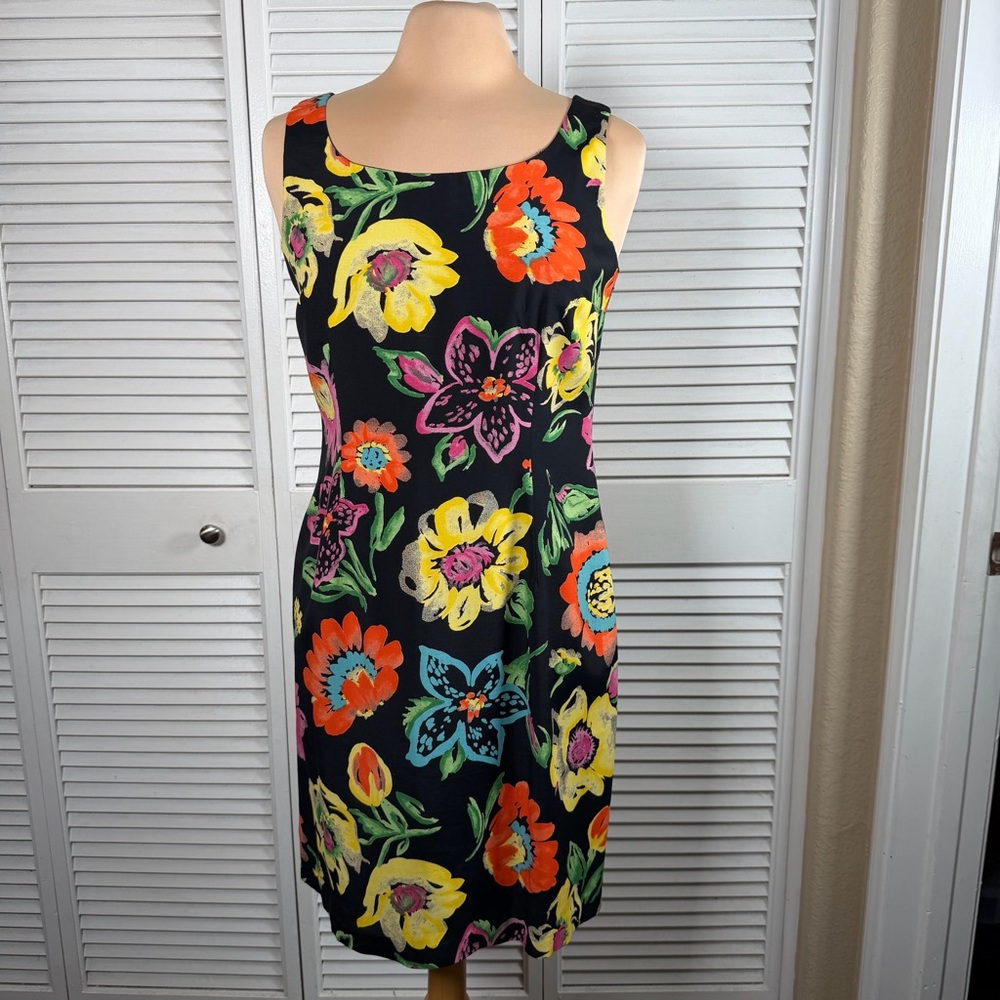 Rabbit Rabbit Rabbit Designs Floral Sleeveless Sheath Dress | Petite 10P - Picture 2 of 11